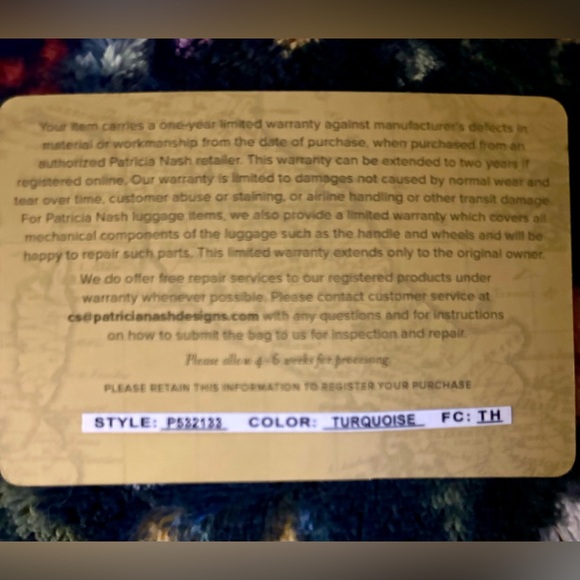 Patricia Nash Dark Brown Tooled Poppy Italian Leather Tote Shoulder Bag (M3020) - Picture 5 of 5